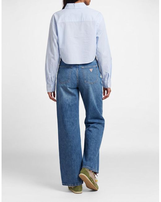 Guess Flared/Bootcut G11 Wide Leg in het Blue