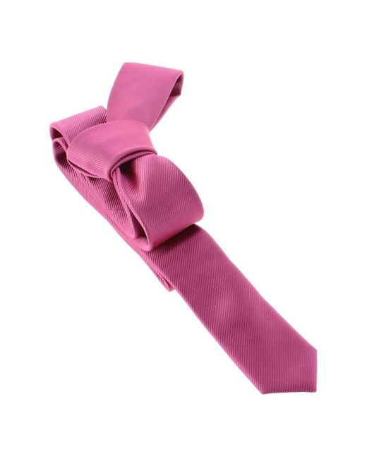 Cravates et accessoires Cravate Monochrome Clj Charles Le Jeune pour homme en coloris Purple