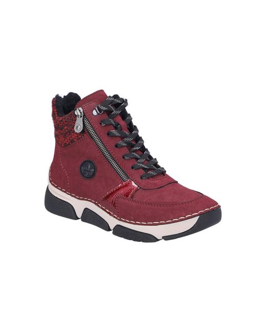 Bottines 45960 Rieker en coloris Red
