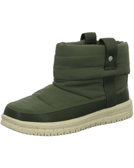 Bottes neige HeyDude en coloris Green
