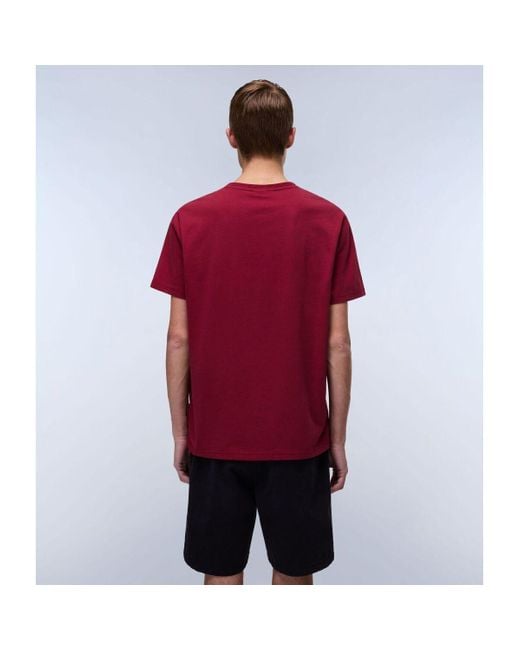 T-shirt SALIS SS SUM NP0A4H8D-R1E1 TIBETAN RED Napapijri pour homme