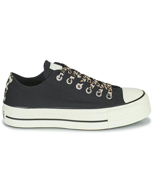 Converse Lage Sneakers Chuck Taylor All Star Lift Archive Print Ox in het  Zwart - Bespaar 12% - Lyst