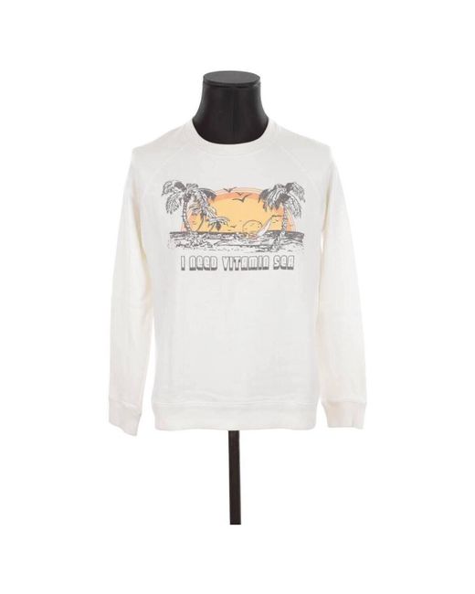 Sweat-shirt Sweatshirt en coton blanc Sea en coloris White