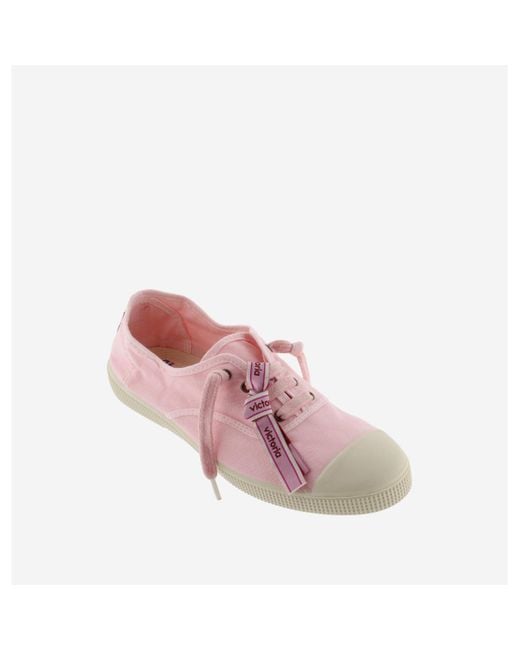 Chaussures TENNIS ANGLAISE 110 TOILE VIEILLIE DREC BRACELET 1661103 Victoria pour homme en coloris Pink
