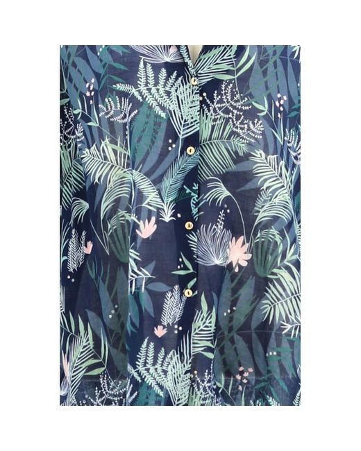 Blouses Blouse en coton Des Petits Hauts en coloris Blue