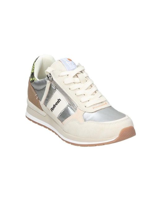 Baskets basses 109455 Refresh en coloris White