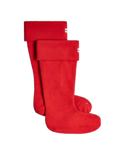 Chaussettes Chaussettes hautes en polaire Hunter en coloris Red
