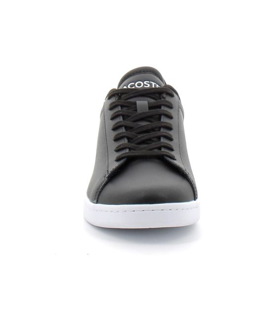 Baskets Basket En Cuir Carnaby Set Lacoste pour homme en coloris Black