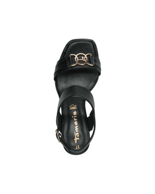 Sandales black casual open sandals Tamaris