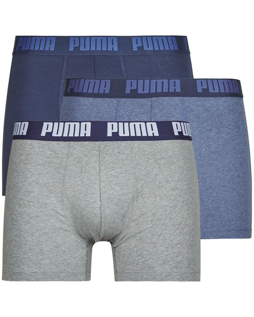 Boxer Basic X6 di PUMA in Blue da Uomo