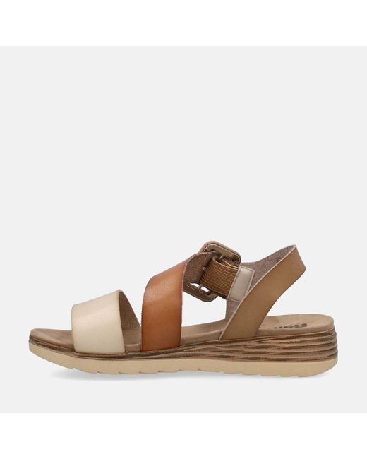 Sandales Compensées Sandalo Refresh en coloris Brown