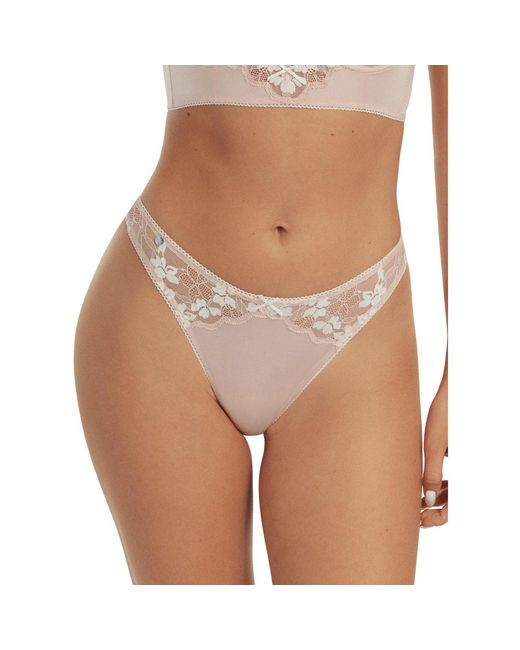 Strings String échancré Posh Cheek Lisca en coloris Natural