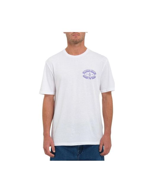 T-shirt Camiseta True Mecha - White Volcom pour homme