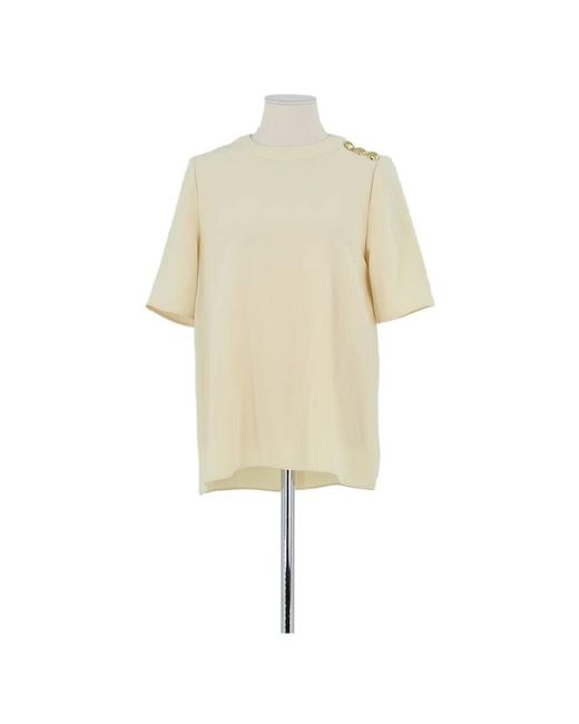 Blouses T-shirt beige Tara Jarmon en coloris Natural