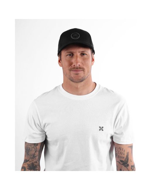 Casquette Woven artwork baseball cap TORN Oxbow pour homme en coloris Blue
