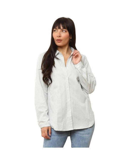 La Modeuse Overhemd 75059_P177433 in het White