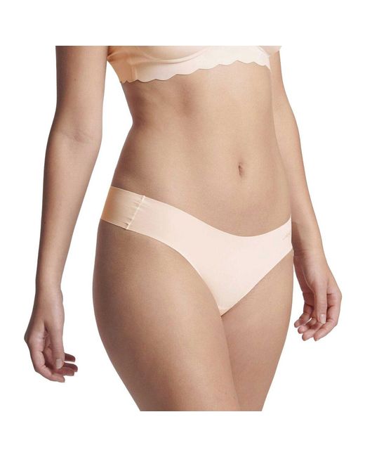 Strings String Zero Microfiber Hipstring 2.0 Sloggi en coloris Natural