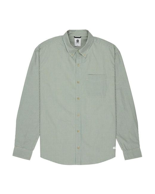 Chemise Button Down Regular Poplin Element pour homme en coloris Green