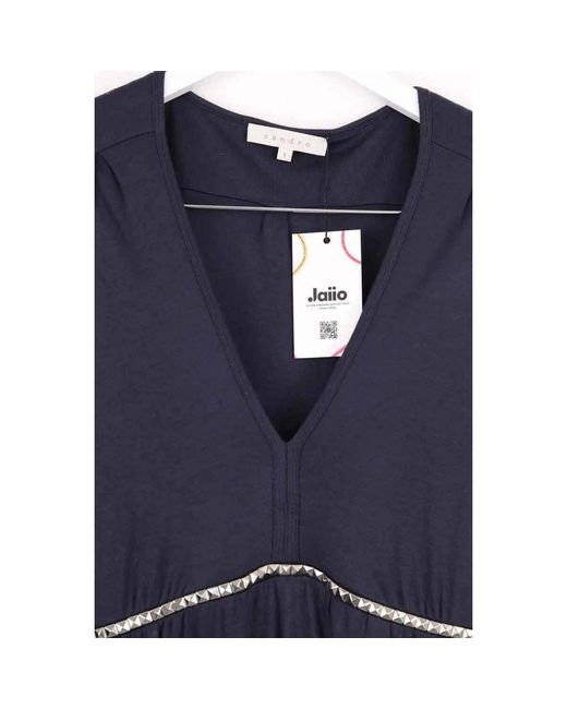 Robe Robe Bleue Sandro en coloris Blue