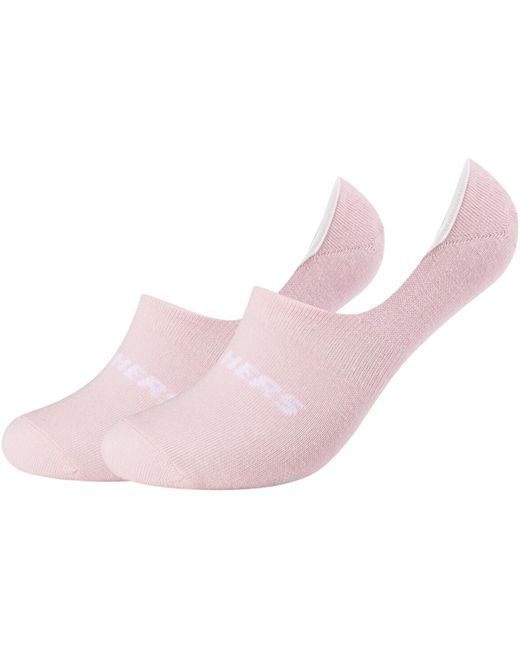 Socquettes 2PPK Mesh Ventilation Footies Socks Skechers en coloris Pink