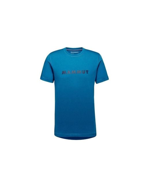 T-shirt Core Logo Mammut pour homme en coloris Blue