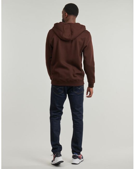 Tommy Hilfiger Sweatshirt Tjm Reg S Flag Zip Thru Ext in Brown für Herren