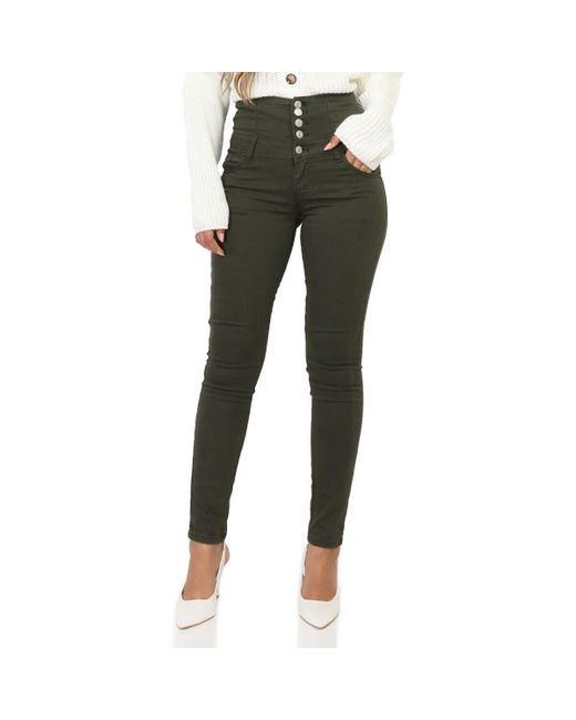La Modeuse Jeans 67681_P157083 in het Green