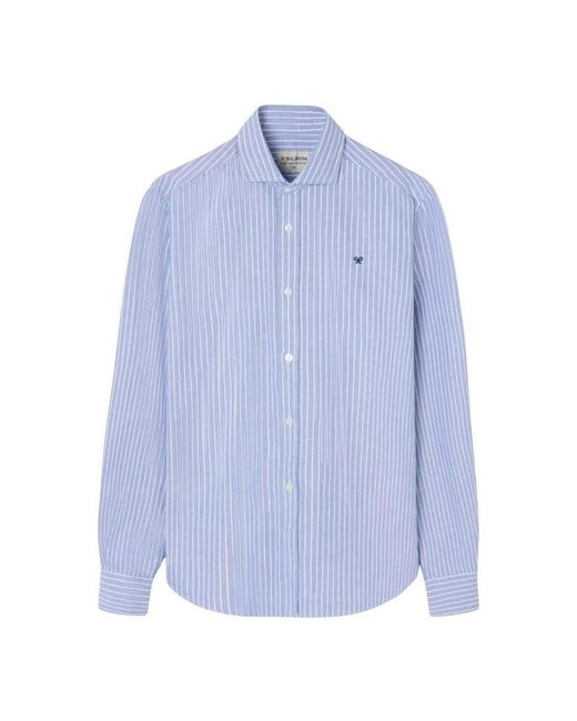 Chemise Silbon pour homme en coloris Blue