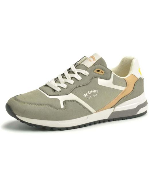 Baskets basses Baskets kaki / blanches / beiges OSTER Redskins pour homme en coloris White