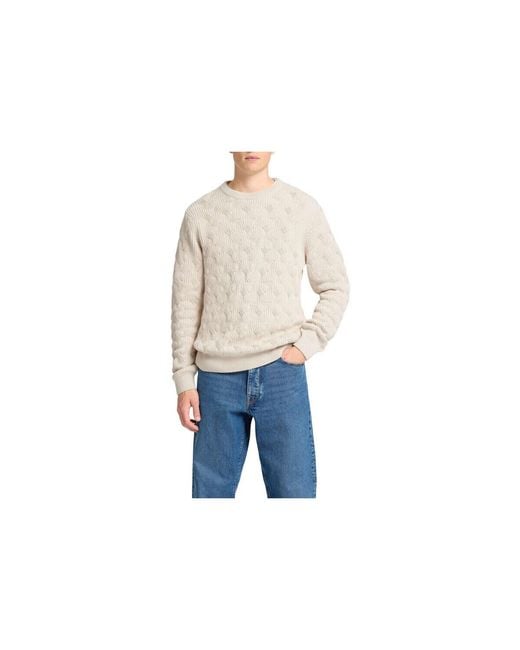 Pull 6201201 SELECTED en coloris White