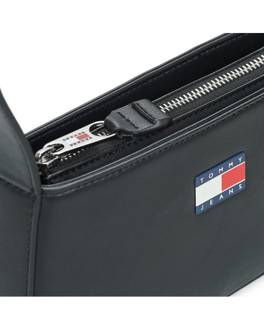 Sac a main TJW ESS MUST SHOULDER BAG Tommy Hilfiger en coloris Black
