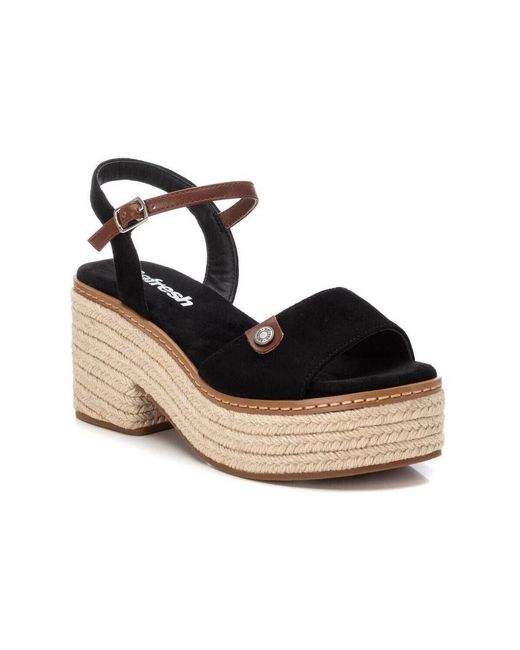 Espadrilles 172578 Refresh en coloris Black
