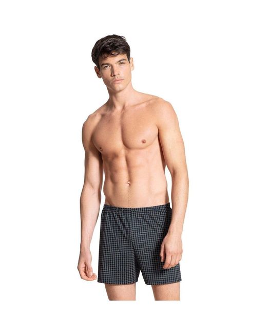 Caleçons Caleçons Web Paquet de 2 Prints Benefits 2P Calida pour homme en coloris Blue