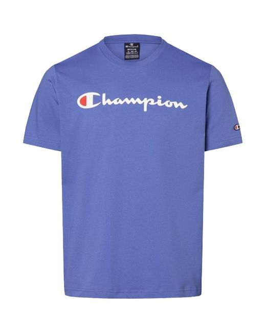 T-shirt Crewneck t-shirt Champion pour homme en coloris Blue