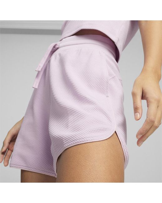 Short 678701 PUMA en coloris Pink