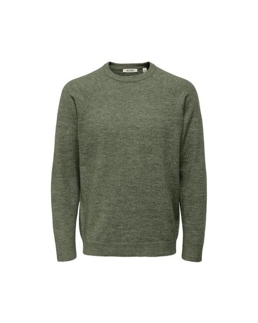 Pull Thomas Only & Sons pour homme en coloris Green