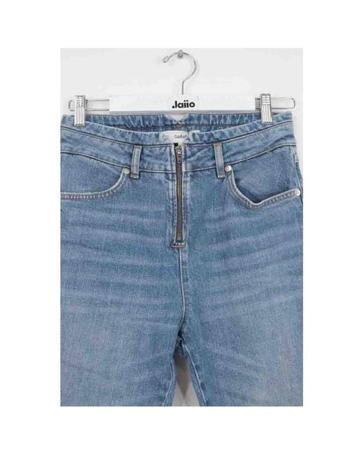Jeans Jean slim en coton Ba&sh en coloris Blue