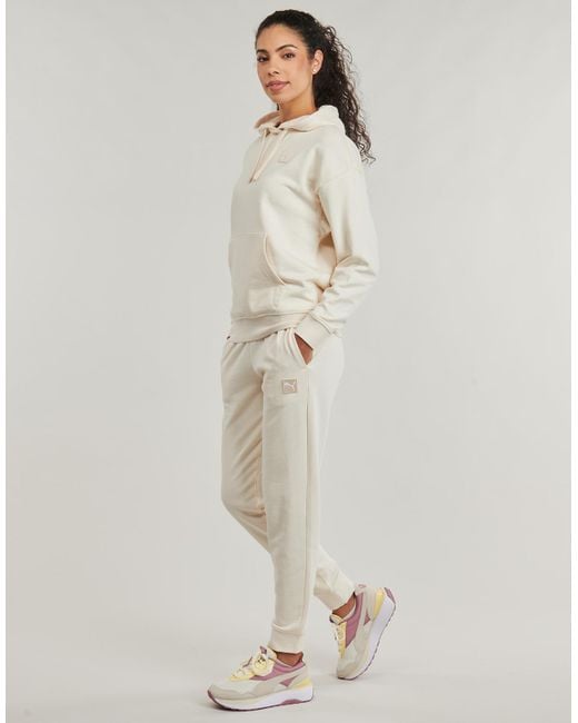 Sweat-shirt ESS ELEVATED Comfort Hoodie TR PUMA en coloris Natural