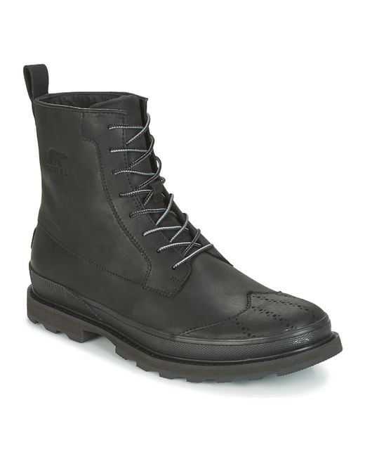 sorel wingtip boots