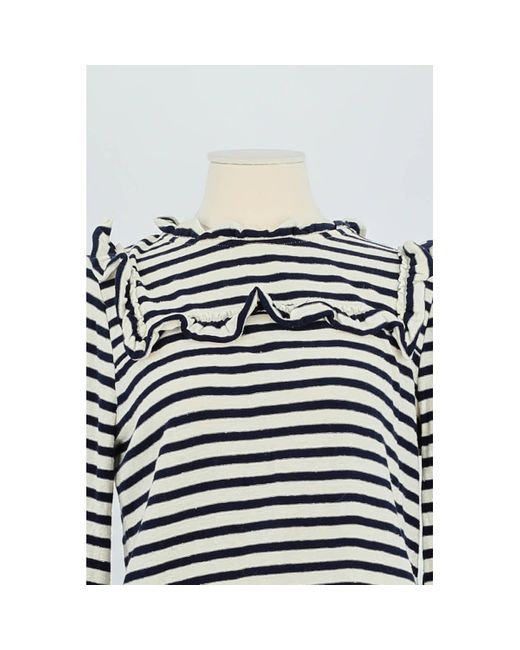 T-shirt T-shirt en coton marine Leon & Harper en coloris Black