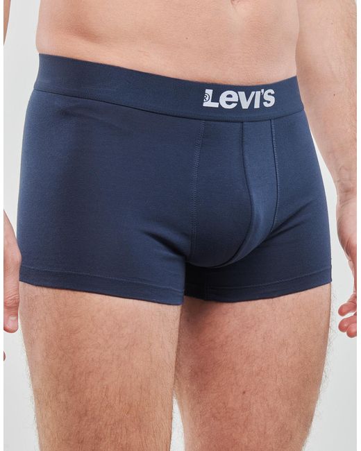 Levi's Boxer Solid Trunk Pack X2 in Blue für Herren