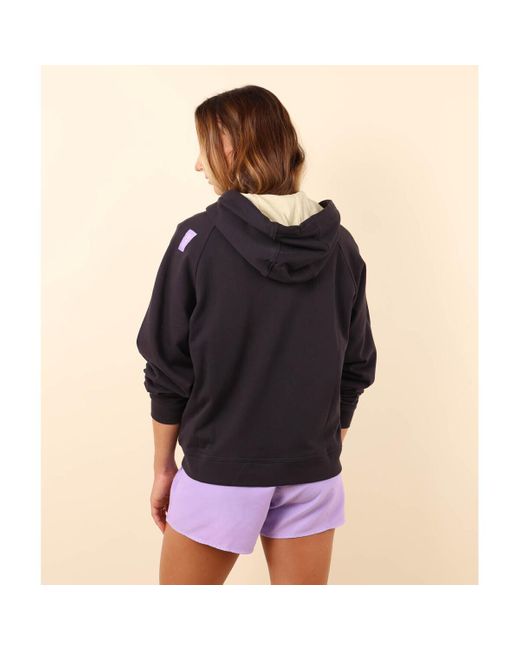 Sweat-shirt Veste à capuche brodée SIMOLIS Oxbow en coloris Blue