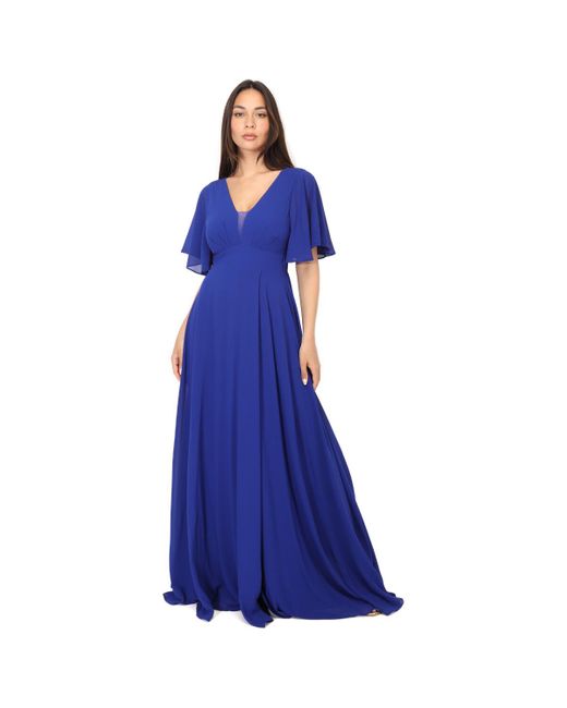 La Modeuse Jurk 70591_P165140 in het Blue