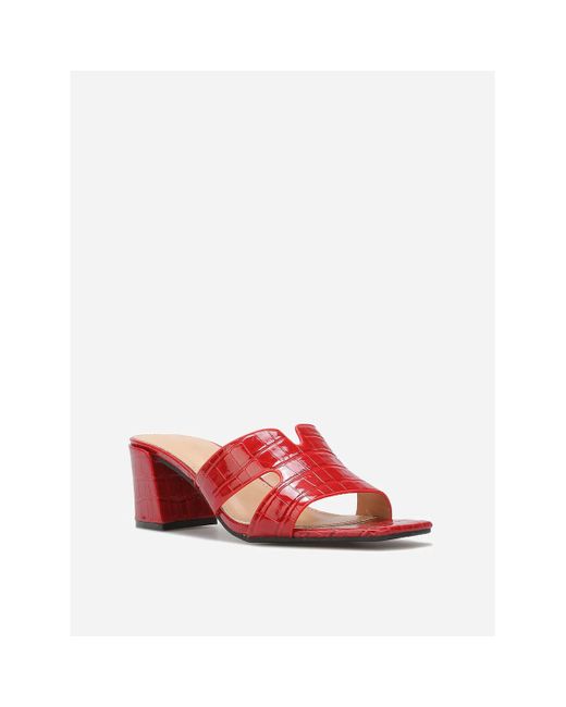 La Modeuse Teenslippers 70447_P164845 in het Red