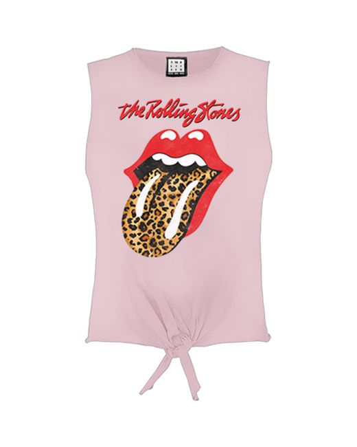 Debardeur Leopard Tongue Amplified en coloris Pink