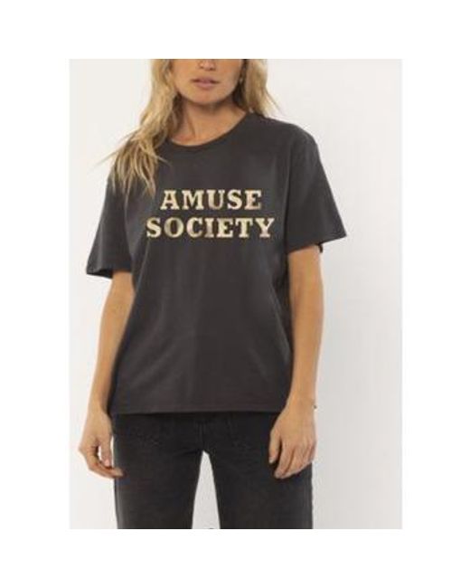 T-shirt - T-shirt manches courtes - anthracite Amuse Society en coloris Black