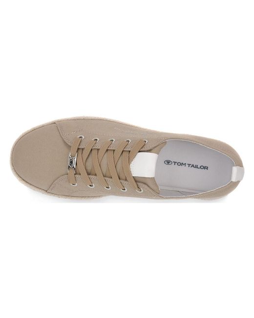 Baskets BEIGE Tom Tailor en coloris Gray