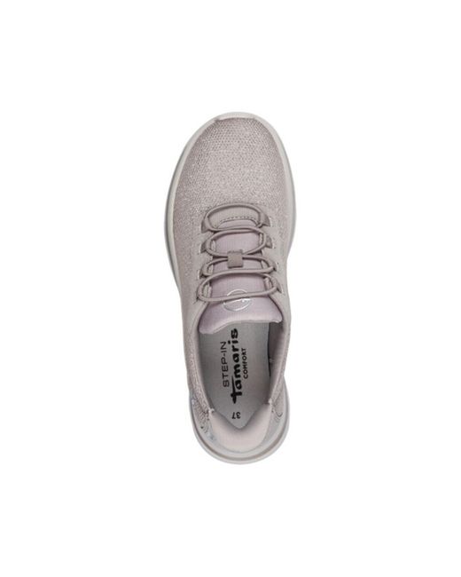 Baskets basses BASKETS STEP-IN 83726 TEJIDO GRIS Tamaris en coloris Gray