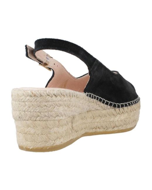Espadrilles JAVA100 Macarena en coloris Black