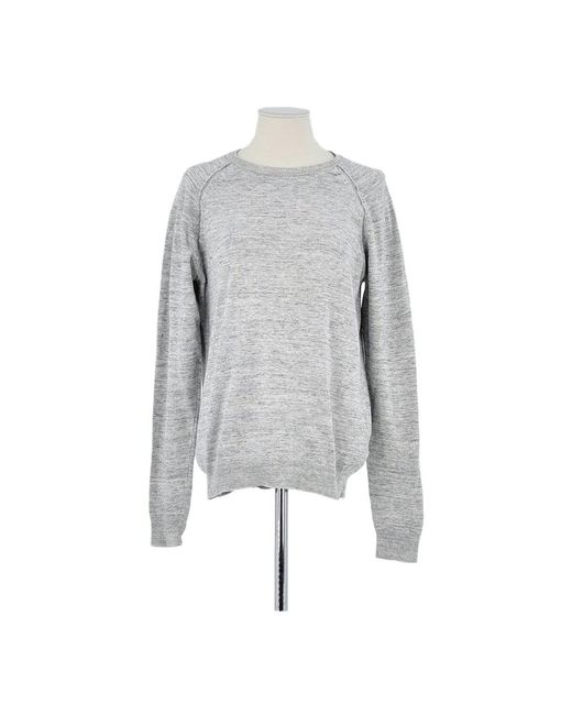 Pull Pull en coton gris Sandro en coloris Gray